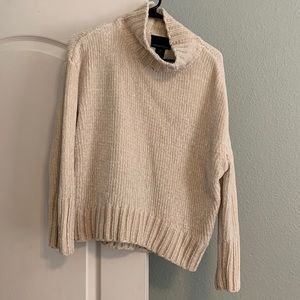 Cream chenille sweater